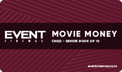 Movie Money Book of 10 - Child/Senior